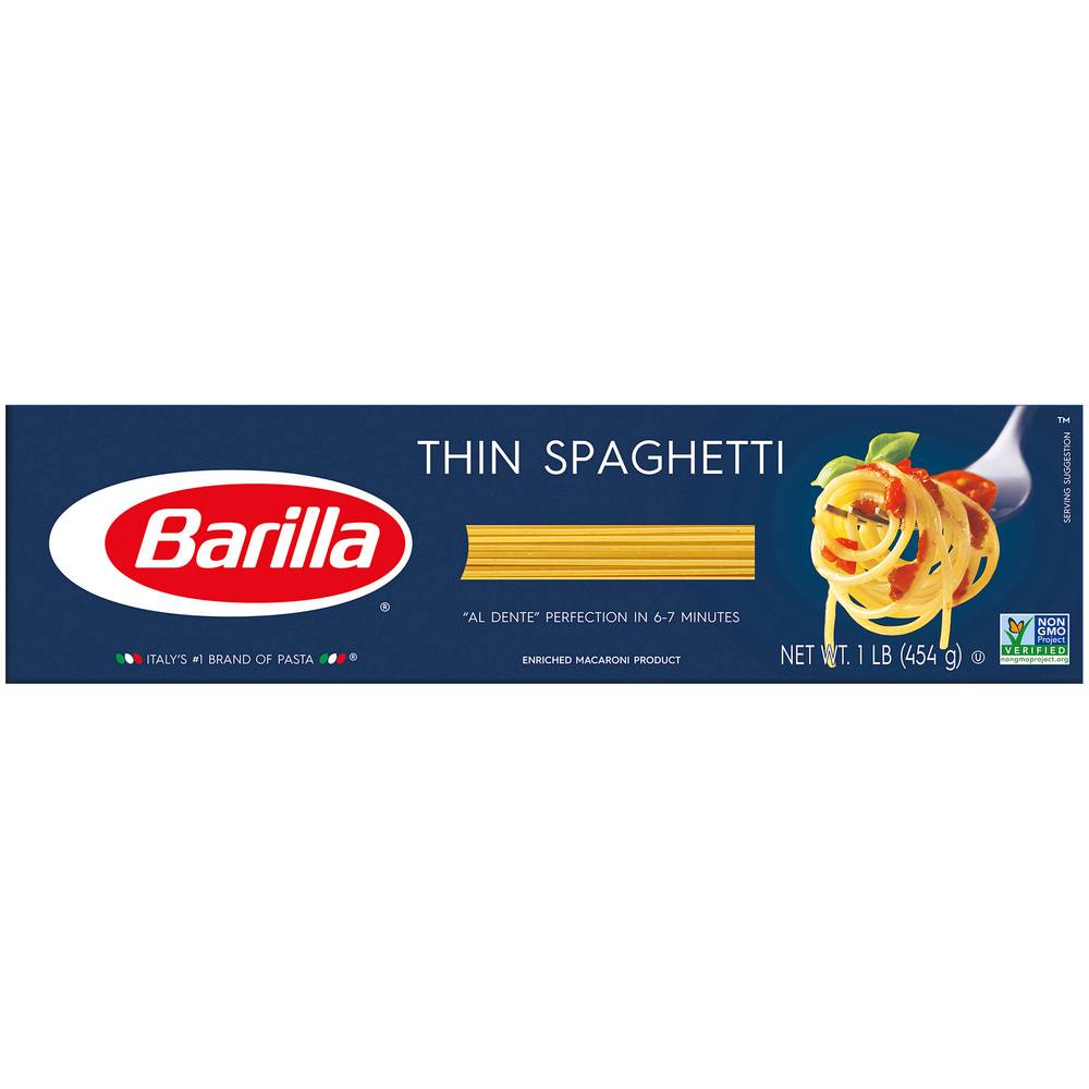 Barilla Classic Thin Spaghetti Pasta