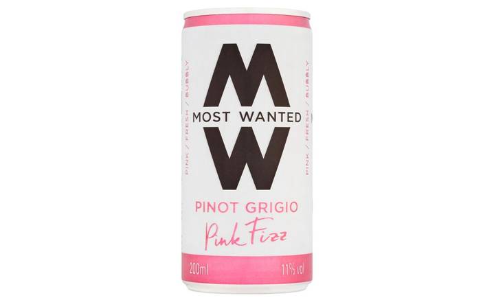 Most Wanted Pinot Grigio Pink Fizz 200ml (396950)