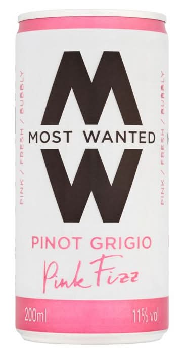 Most Wanted Pinot Grigio Pink Fizz 200ml (396950)