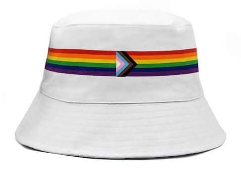Pride Progress Flag Adult Bucket Hat By Celebrate It