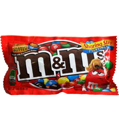 M&M's Peanut Butter Chocolate Share Size Candies