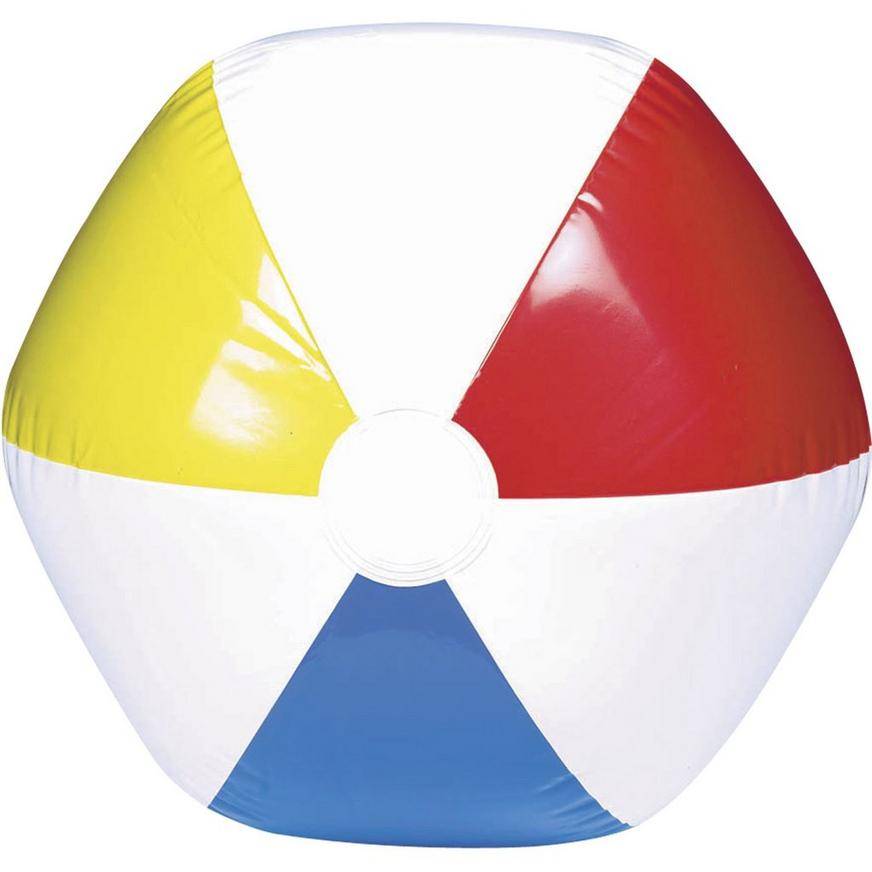 Party City Multicolor Beach Ball (13 inch)