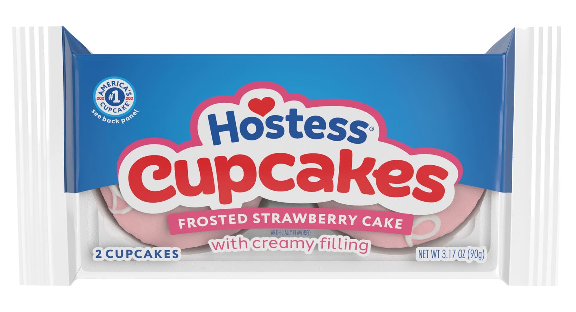 Hostess Cupcakes, Strawberry (3.17 oz, 2 ct)