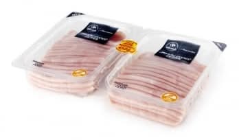 Jamón cocido extra en finas lonchas Carrefour El Mercado sin gluten 2x225 g