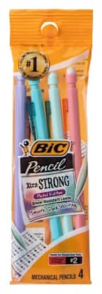Bic® Xtra Strong Pastel Edition Mechanical Pencils 4-Pack