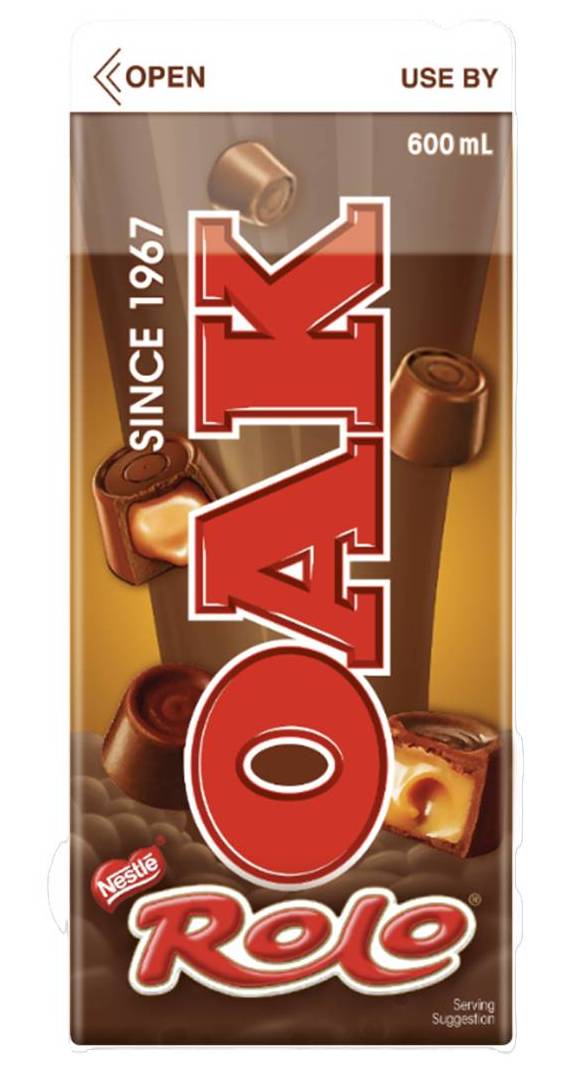 Oak Rolo Flavoured Milk 600ml SAVE $2.70