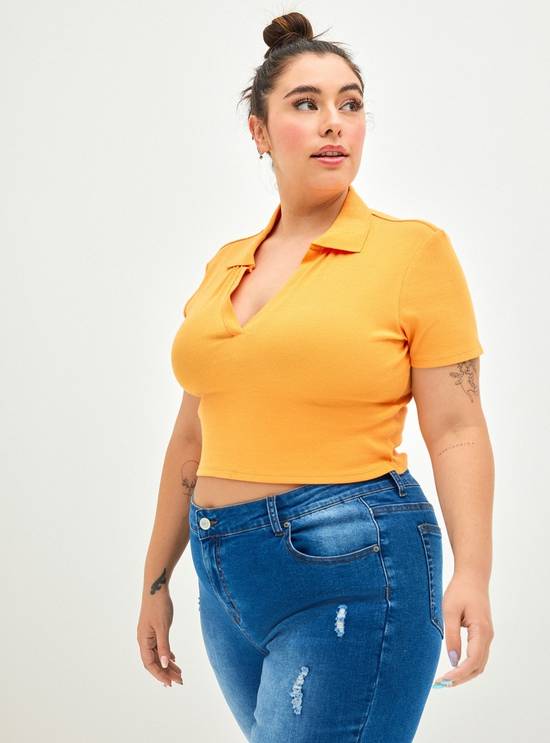 Poleras plus size hot sale