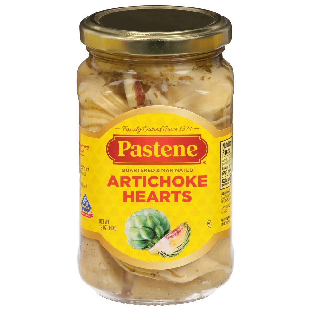 Pastene Quartered & Marinated Artichoke Hearts (12 oz)