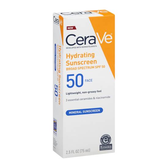 Cerave Hydrating Sunscreen With Spf 50