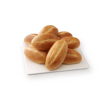 In-Store Bakery White Bolillo Rolls 12 Count