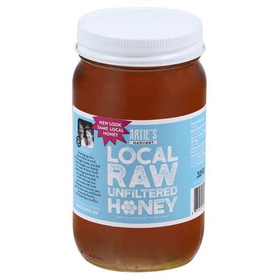 Artie's Harvest Local Raw Unfiltered Honey (24 oz)