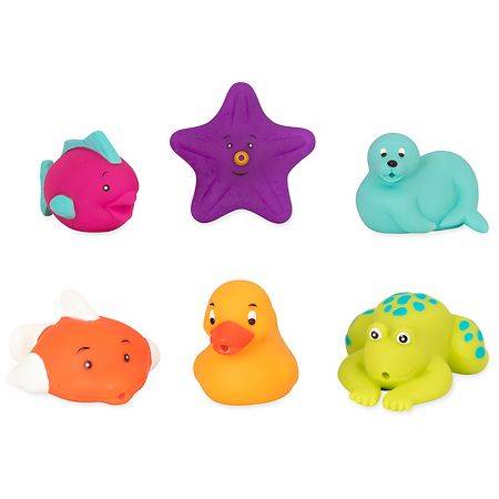 Battat Animal Best Friends Bath Buddies - 6.0 ea