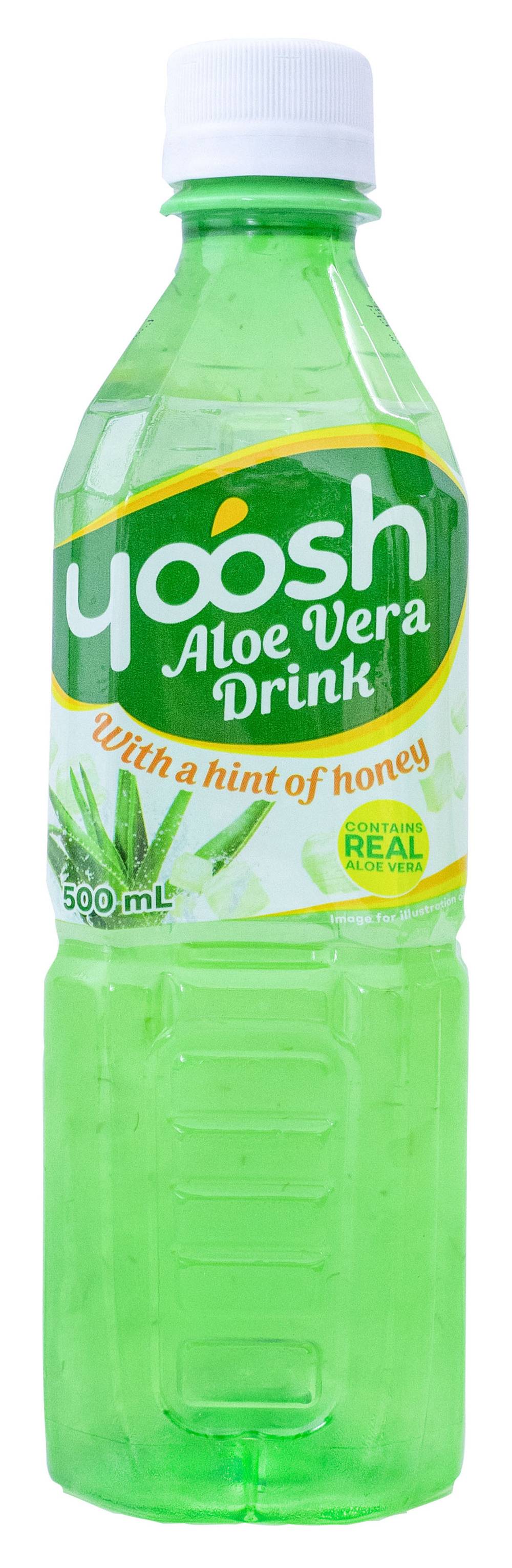 Yoosh Aloe Vera Hint Of Honey Drink (500mL)