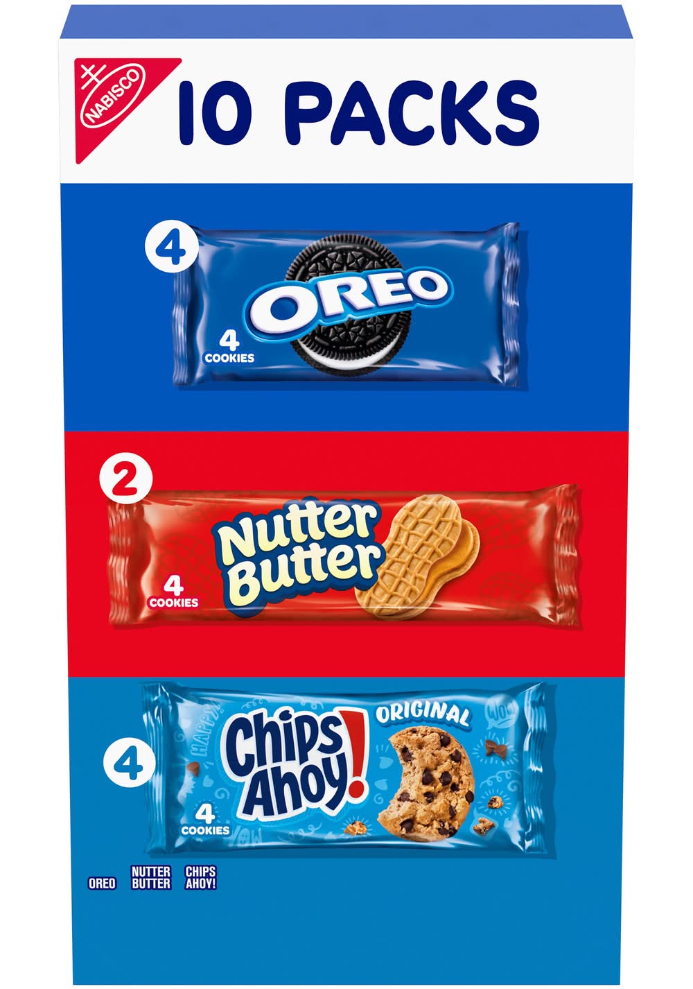 Nabisco Cookie Variety pack (1.36 lbs, 10 ct)