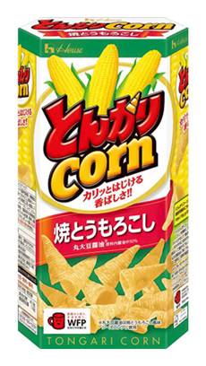 17257：ハウス とんがりコーン  焼とうもろこし 68G / House, Tongari Corn, Grilled Corn Flavored, 68G
