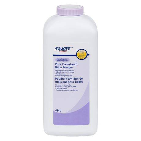 Equate Pure Cornstarch Baby Powder - Lavender (624 g)