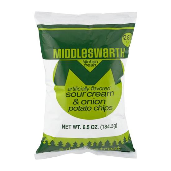 Middleswarth - Sour Cream & Onion Chips 2.125oz