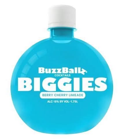 BuzzBallz Biggies Cocktail, Berry Cherry Limeade (1.75 L)