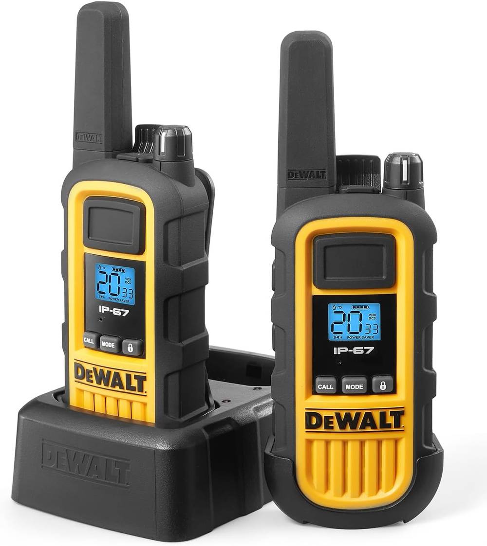 DEWALT Heavy Duty 2W Jobsite Frs Walkie Talkie | DXFRS800