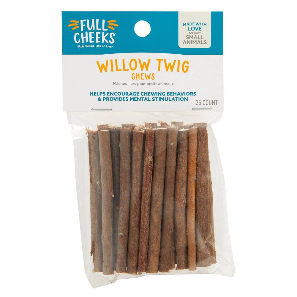 Full Cheeks Small Pet Willow Twig Chews