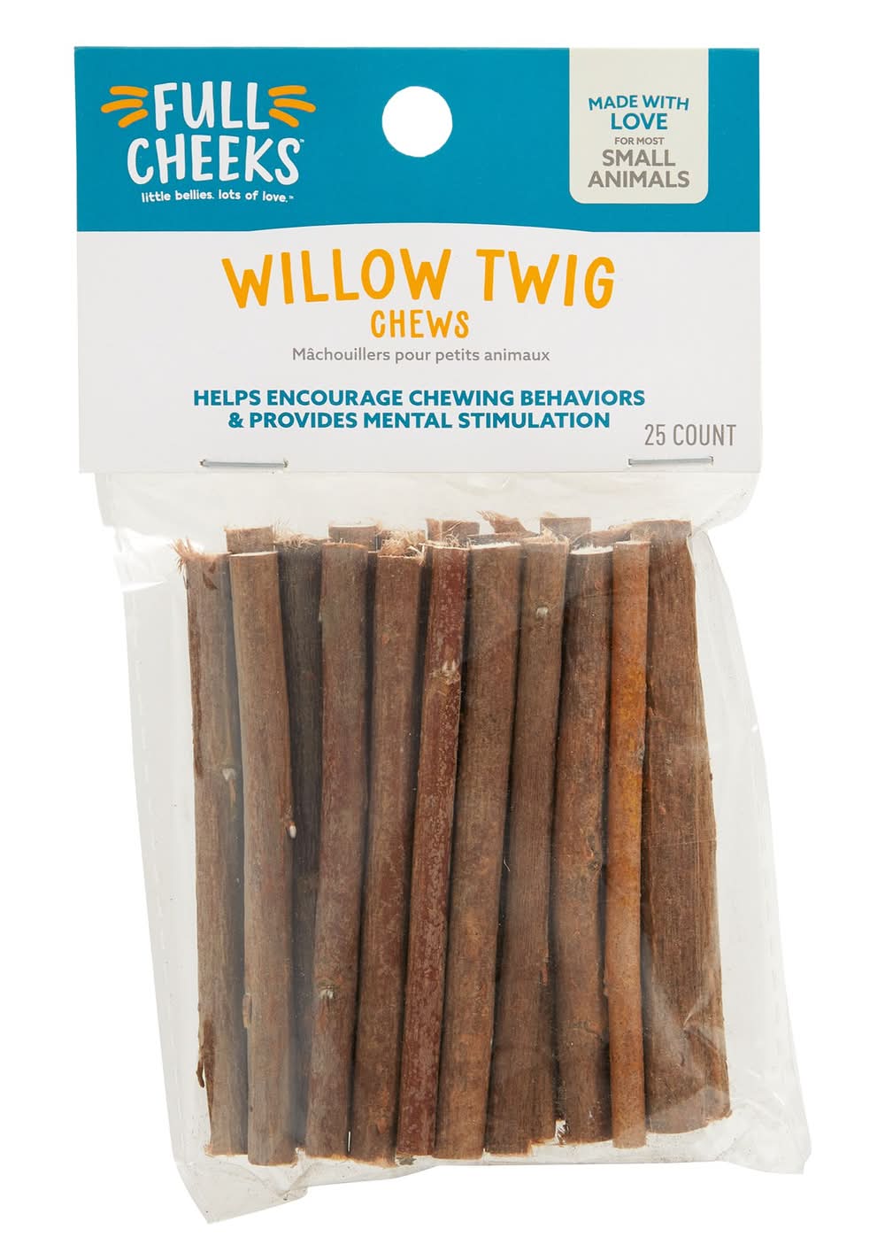 Full Cheeks™ Small Pet Willow Twig Chews