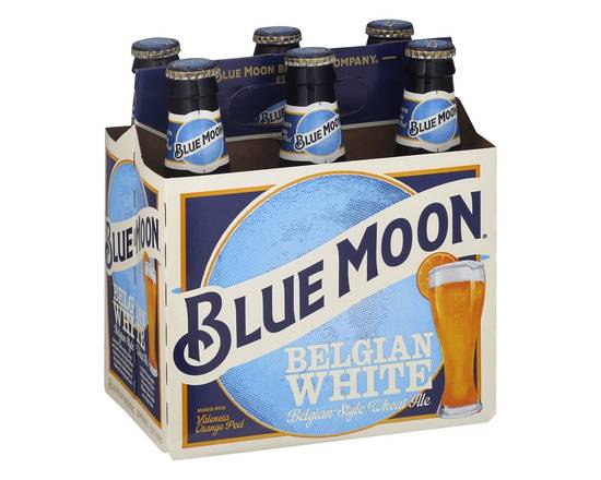 Blue Moon · Belgian-Style Wheat Ale Domestic Beer (6 x 12 fl oz)