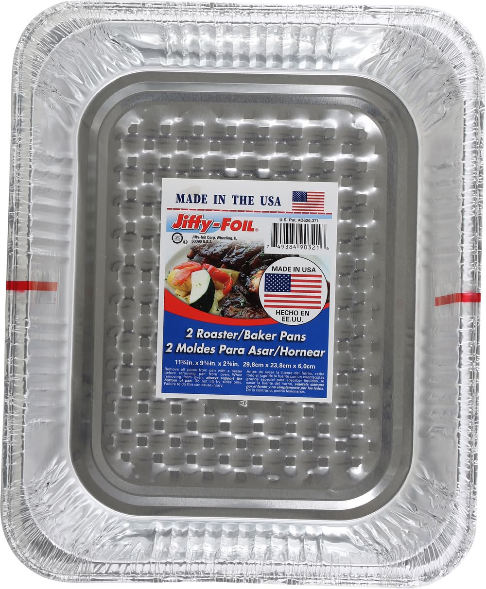Jiffy-Foil Roaster-Baker Pans (2 ct)
