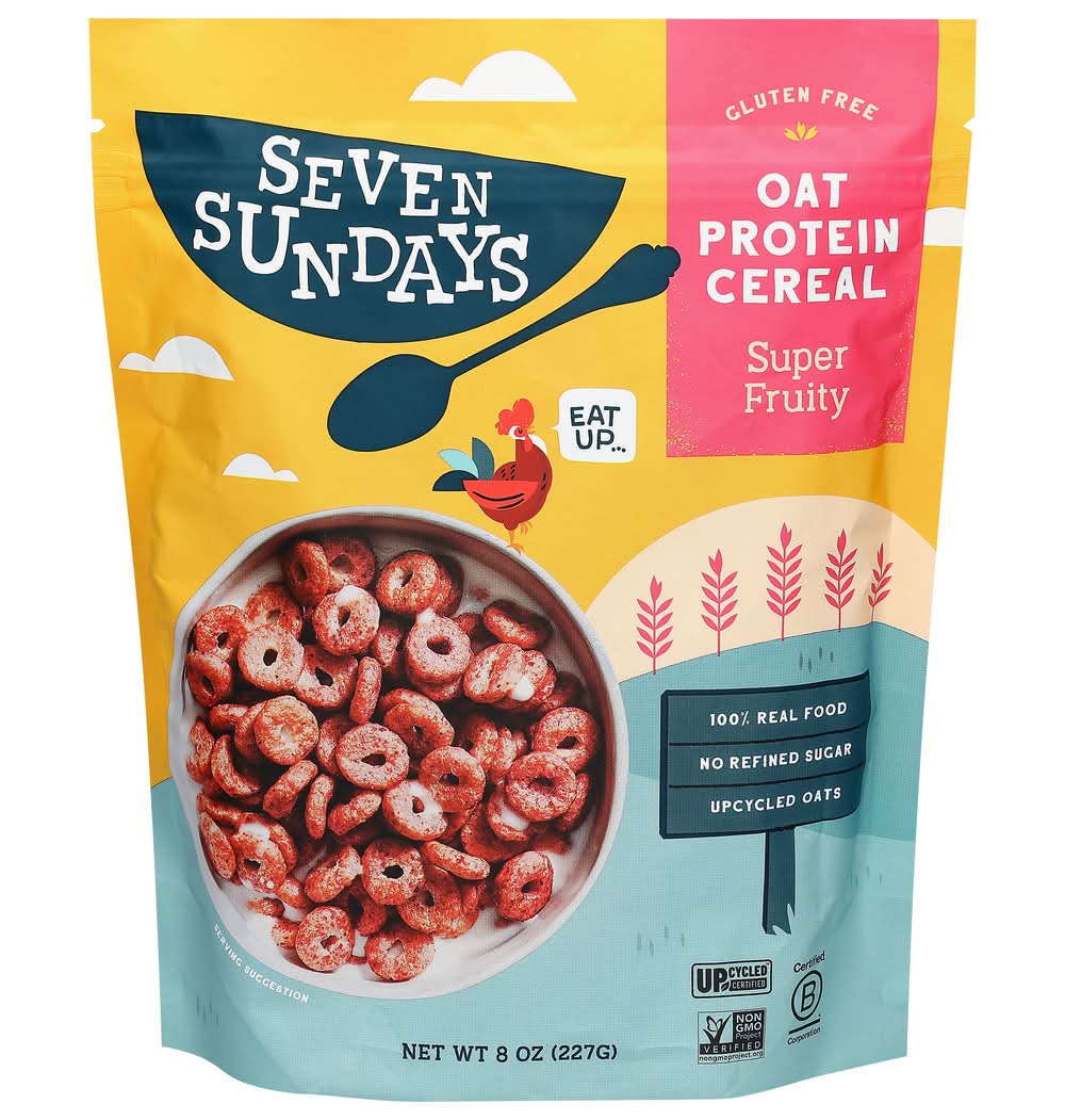 Seven Sundays Oat Protein Super Fruity Cereal (8 oz)