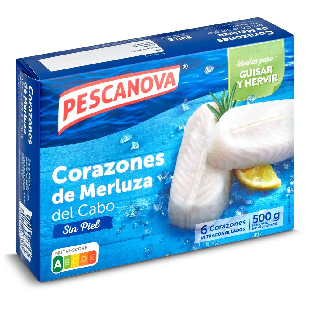 Corazones De Merluza Pescanova Caja 500 G