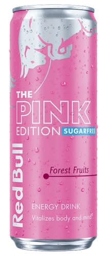 Red Bull Energy Drink Sugar Free Pink Edition Forest Fruits, 250ml