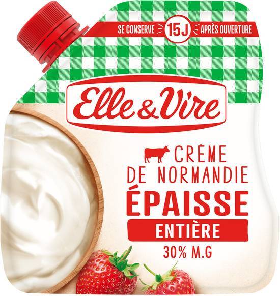 Elle & vire crème entière épaisse de normandie
