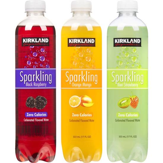 Kirkland Signature Sparkling Flavored Water (24 x 17 fl oz)