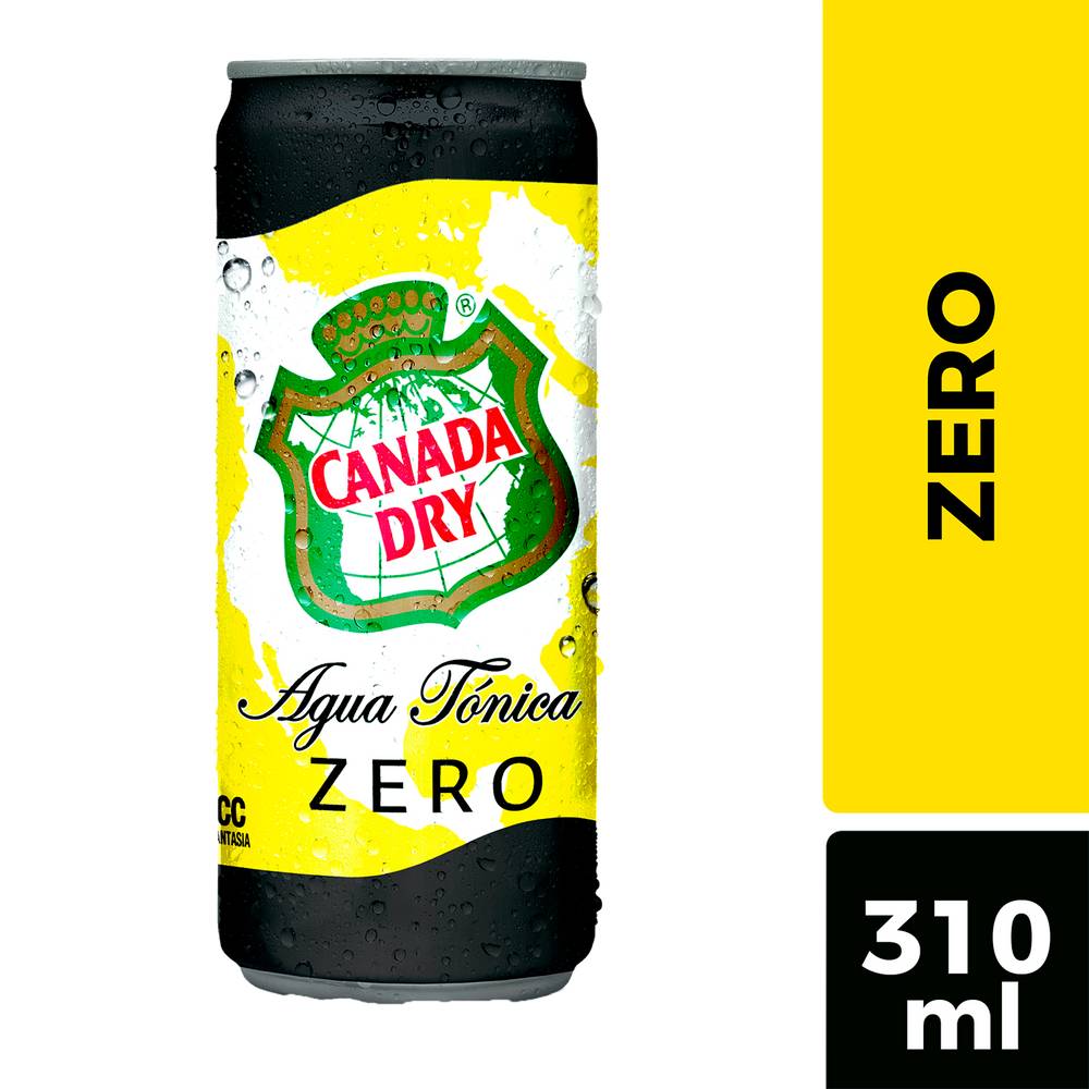 Canada dry agua tónica zero (lata 310 ml)