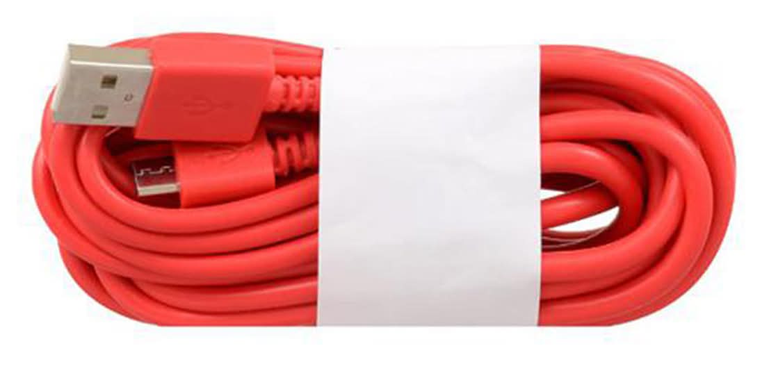 Wireless Gear Red Micro Usb Sync Cable 10 Ft