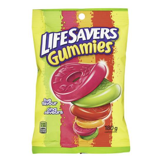 Lifesavers Gummies, 5 Flavour (180 g)