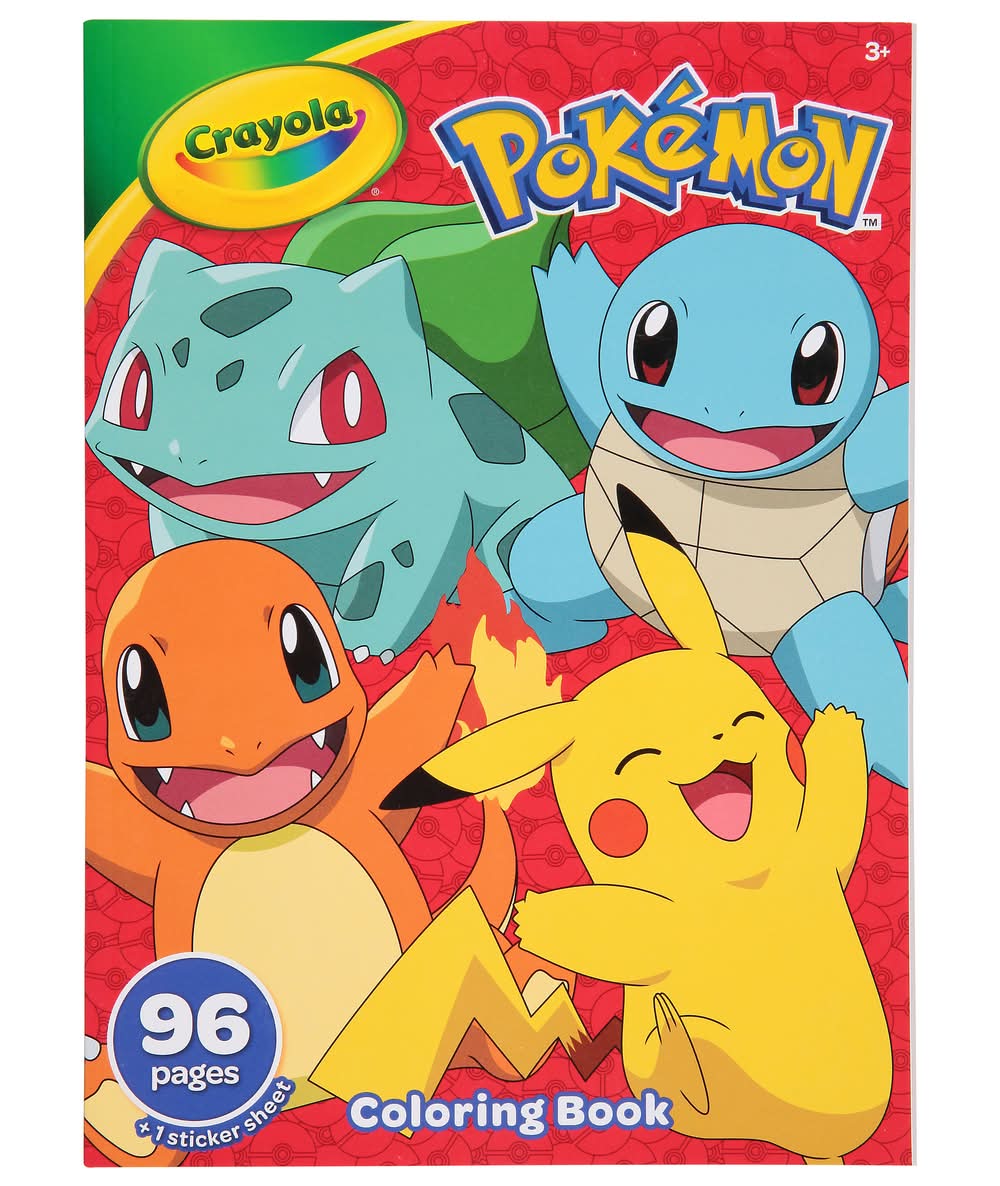Crayola Pokemon Coloring Book (96 ct)