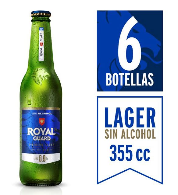 Royal Guard · Cerveza sin alcohol (6 x 355 ml)