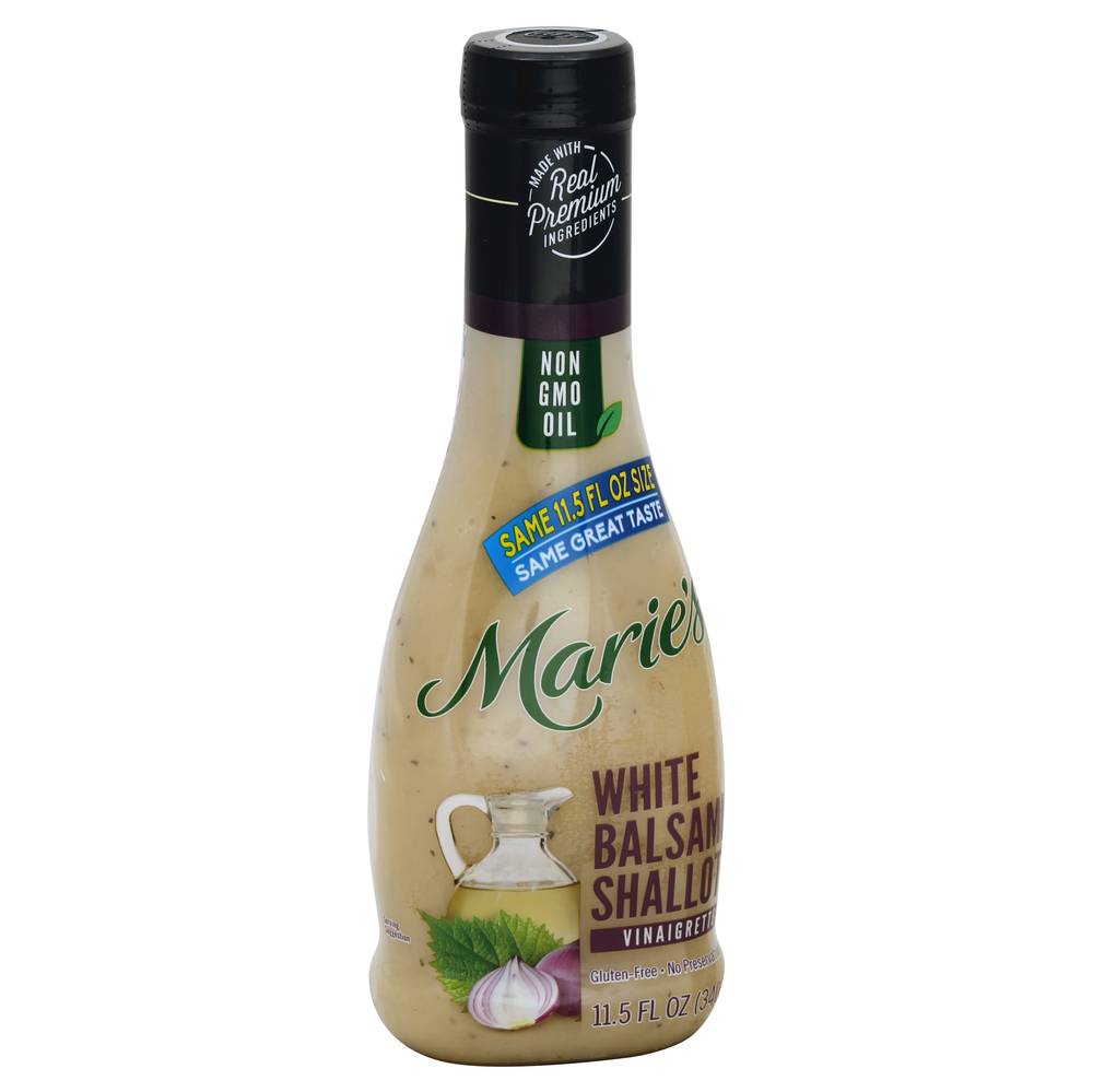 Maries Vinaigrette White Balsamic Shallot (11.5 oz)