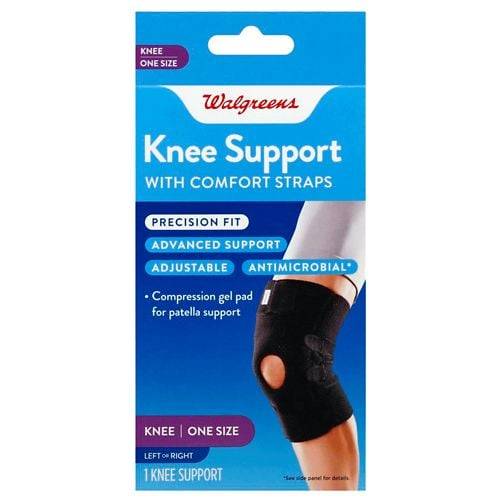 Walgreens Precision Fit Knee Support Adjustable One Size - 1.0 ea
