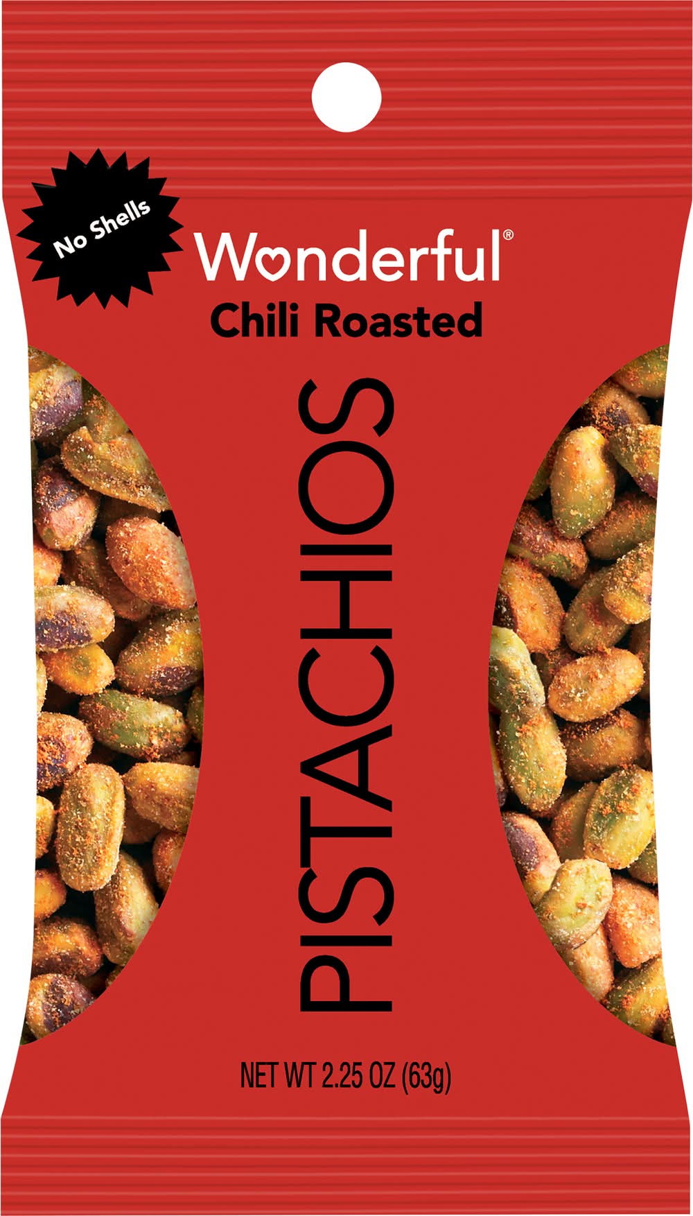 Wonderful No Shells Pistachios, Chili Roasted (2.25 oz)