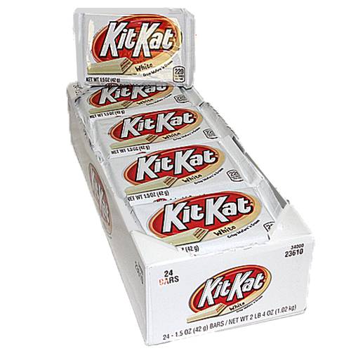 Kit Kat - White Chocolate Bars - 24/1.5 oz (24 Units)