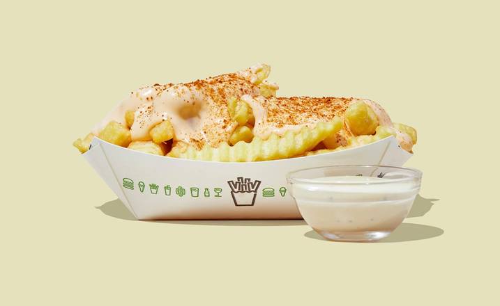Spicy Cheese Fries with Ranch