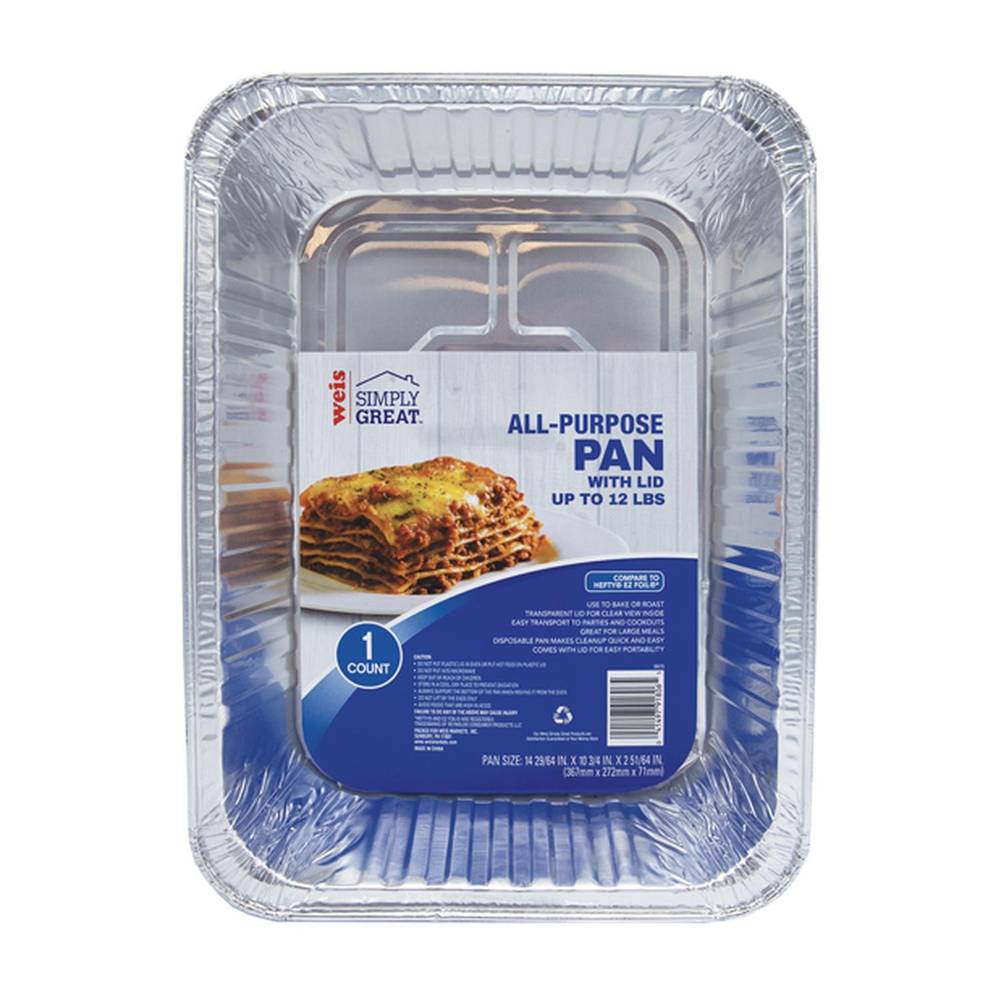 Weis Simply Great Foilware All Purpose Pan