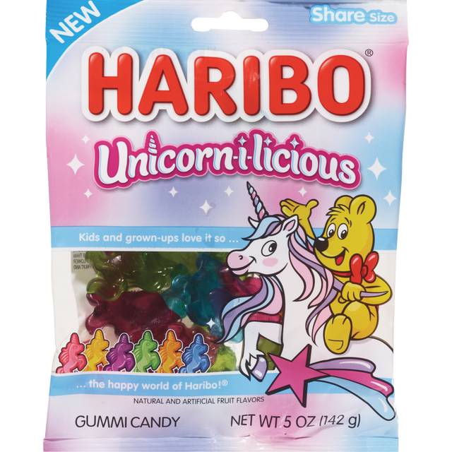 Haribo Unicornilicious Gummies, 5 Oz