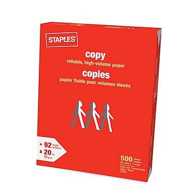 Staples Copy White Paper (500 units)