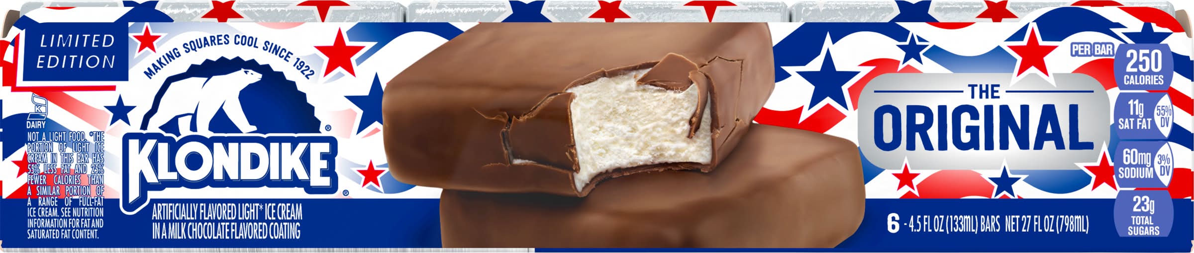 Klondike The Original Ice Cream Bars (6 x 4.5 fl oz)