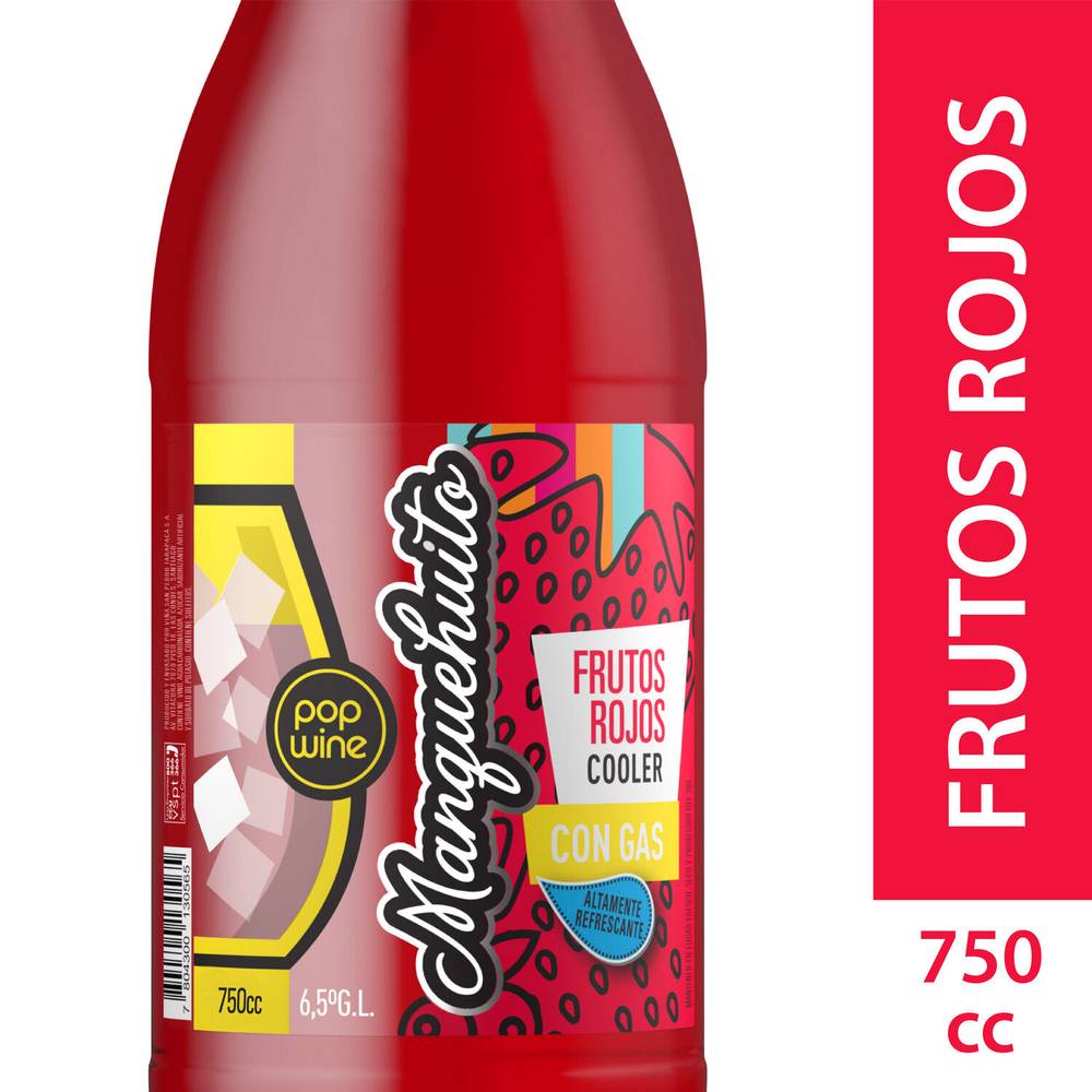 Manquehuito vino espumante frutos rojos 6.5° (botella 750 ml)