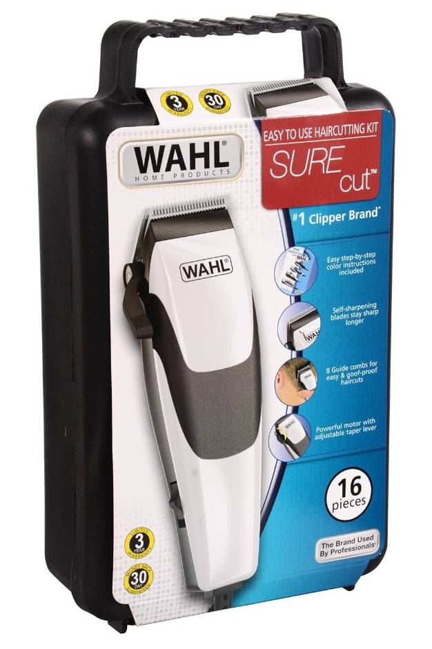 Wahl Sure Cut Haircutting Kits, Black (16 ct)