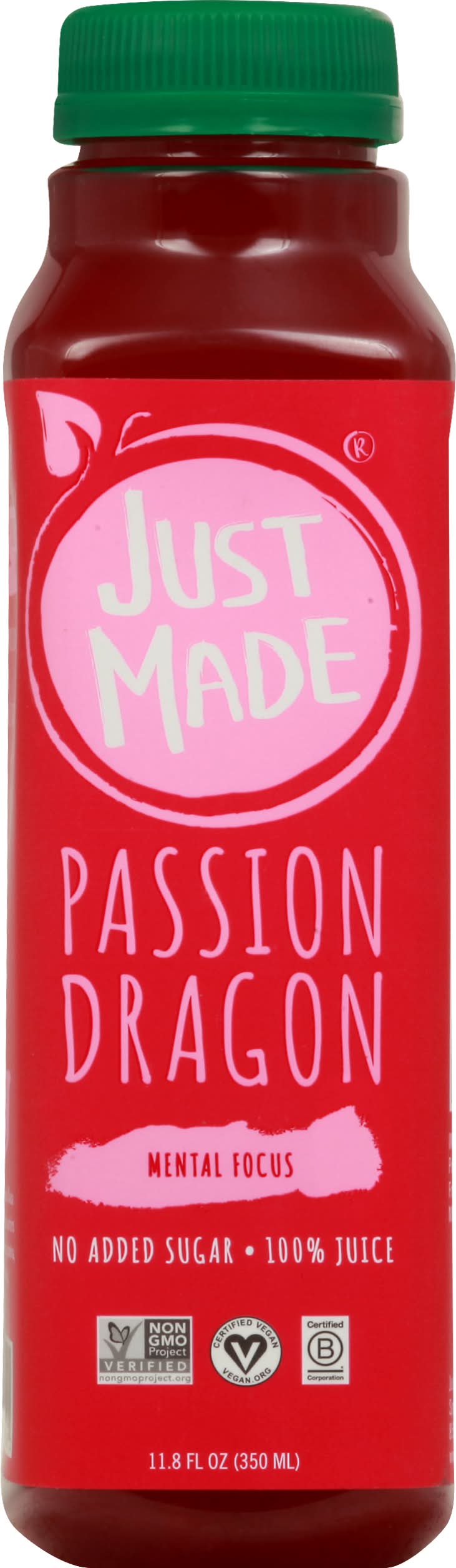 Just Made Passion Dragon Mental Focus Juice (11.8 fl oz)