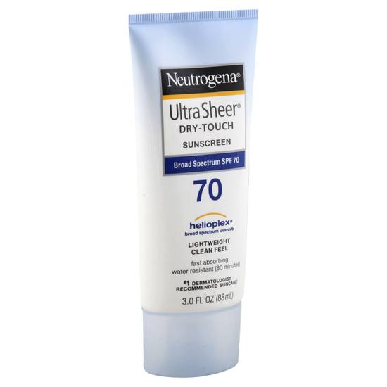 Neutrogena Ultra Sheer Spf 70 Dry-Touch Water Resist Sunscreen
